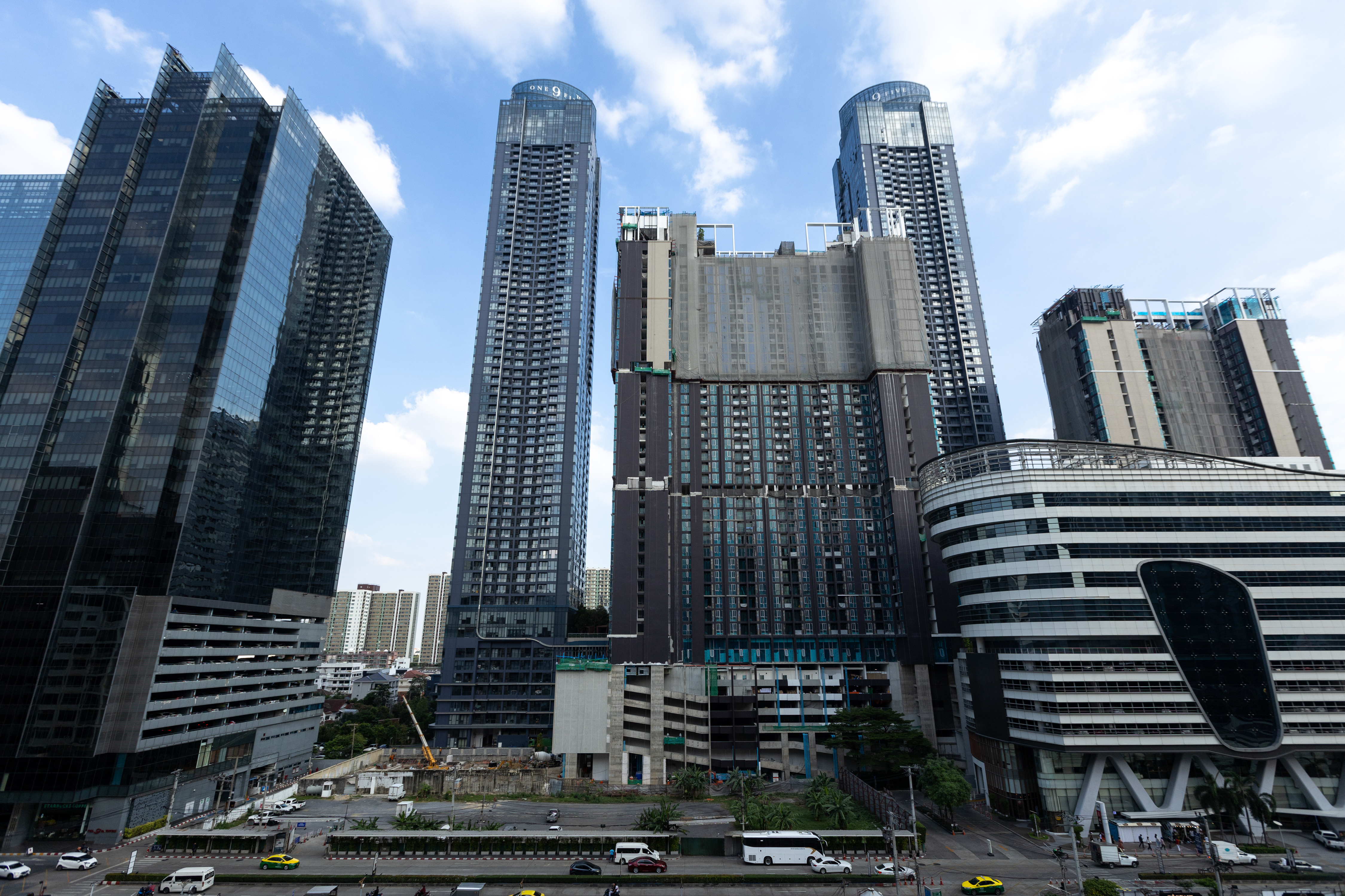 A view of glass office towers in Bangkok, Thailand, on Dec. 4, 2024. Climate Resilience for All/Patipat Janthong