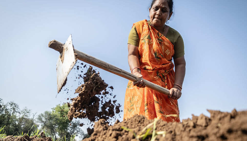 India woman farmer